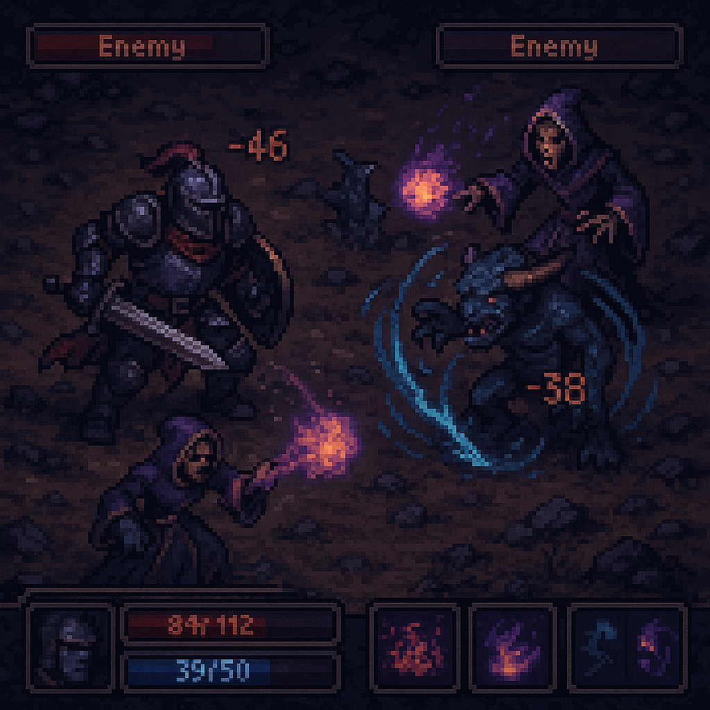 The Dark RPG Gameplay